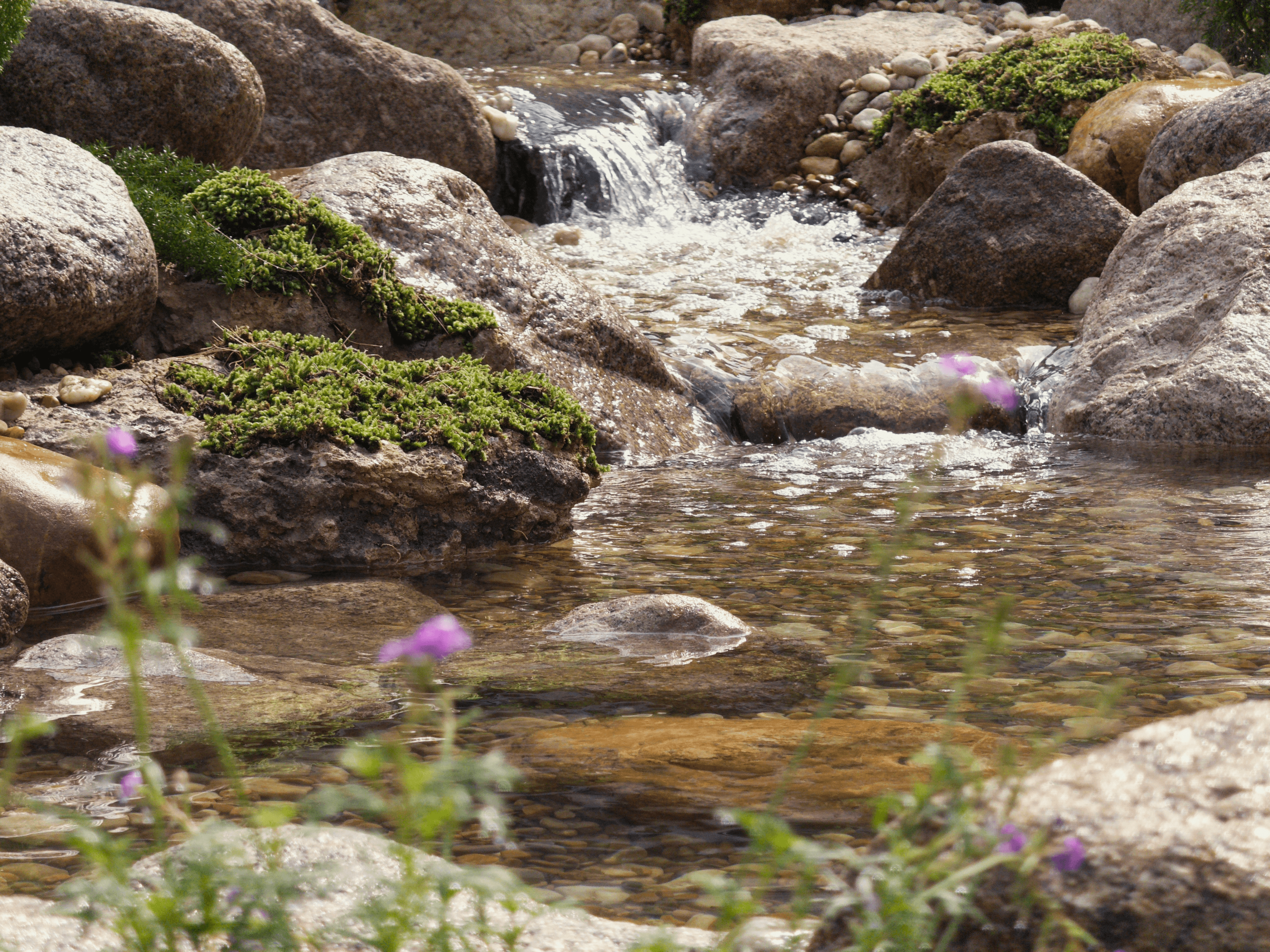 waterfall hero background image